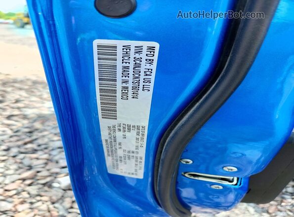 3C4NJDCN7ST601414 2025 JEEP COMPASS Blue VIN sticker view