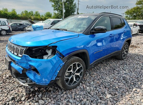 3C4NJDCN7ST601414 2025 JEEP COMPASS Blue 360 interior view