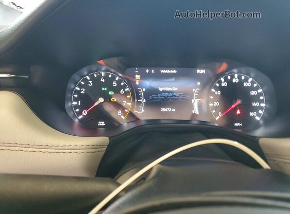 3C4NJDCN7ST613918 2025 JEEP COMPASS Silver Вид щитка приладів