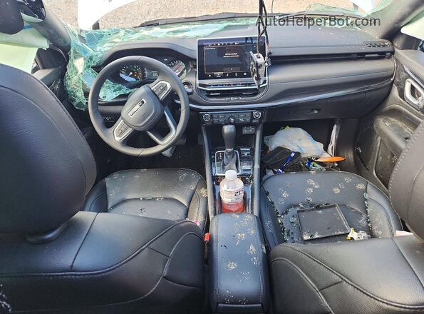3C4NJDCN7ST615619 2025 JEEP COMPASS White Вид панелі приладів