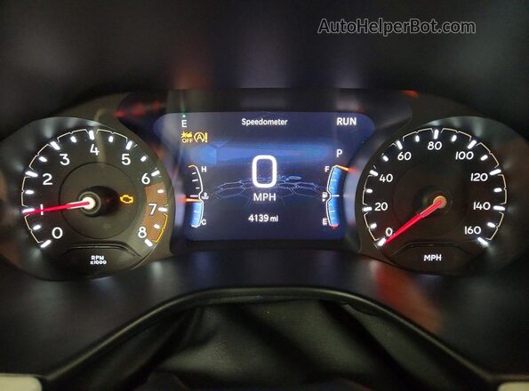 3C4NJDCN8TT270716 2026 JEEP COMPASS White Вид щитка приладів