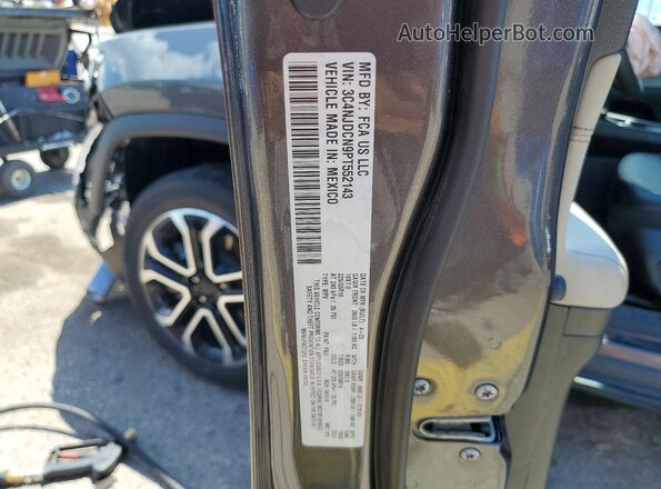 3C4NJDCN9PT552143 2023 JEEP COMPASS Gray Вид наклейки з VIN-кодом