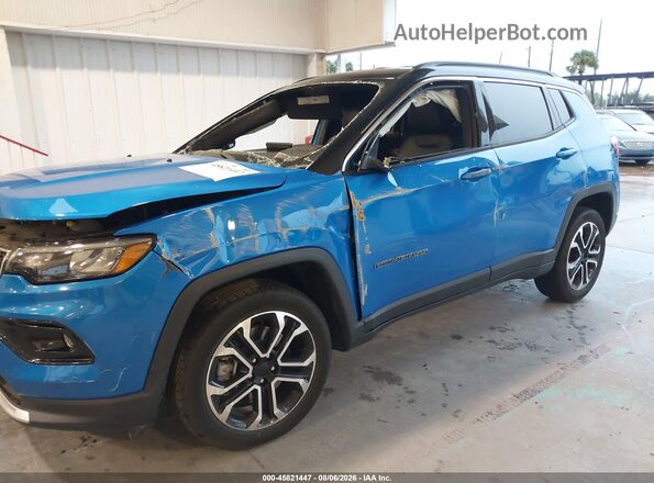 3C4NJDCN9RT585291 2024 JEEP COMPASS Blue წინა ხედი