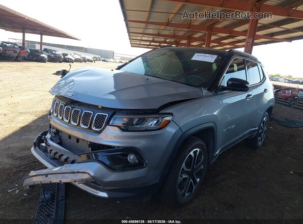 3C4NJDCN9RT588028 2024 JEEP COMPASS Gray Առջևի ձախ երեք քառորդ տեսարան