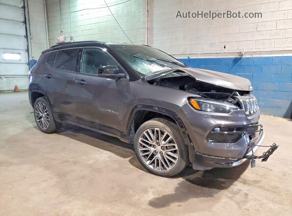 3C4NJDCN9RT593083 2024 JEEP COMPASS Серый Передняя правая четверть
