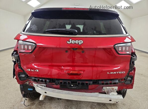 3C4NJDCN9ST553088 2025 JEEP COMPASS Red Widok z tyłu