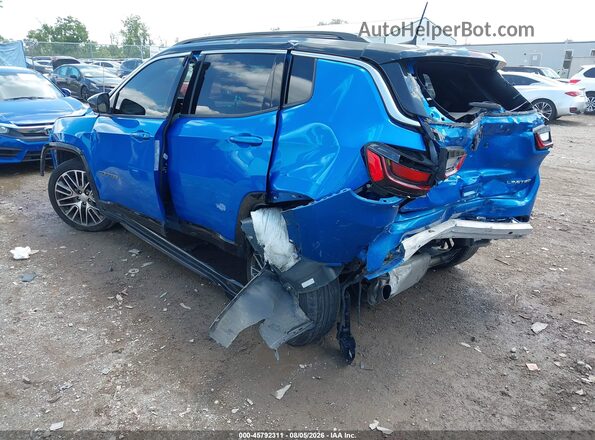 3C4NJDCNXPT500679 2023 JEEP COMPASS Blue Задня ліва чверть