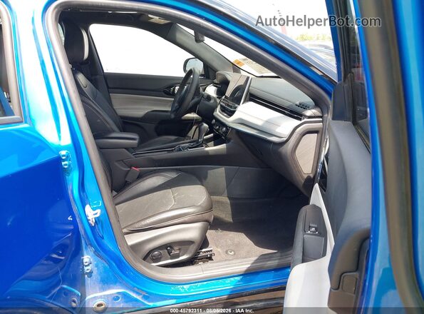 3C4NJDCNXPT500679 2023 JEEP COMPASS Blue Вид салону спереду