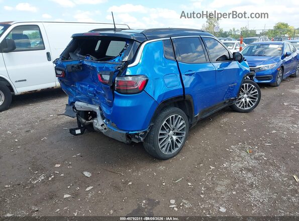 3C4NJDCNXPT500679 2023 JEEP COMPASS Blue Задня права чверть