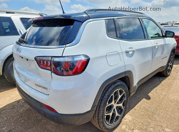 3C4NJDCNXRT105730 2024 JEEP COMPASS Белый Задняя правая четверть