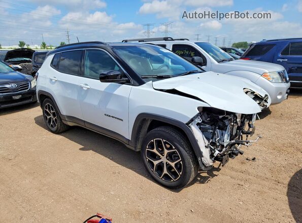 3C4NJDCNXRT105730 2024 JEEP COMPASS Белый Передняя правая четверть