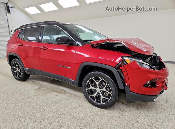 3C4NJDCNXRT138081 2024 JEEP COMPASS Red Front right
