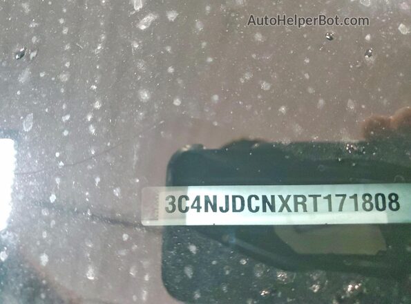 3C4NJDCNXRT171808 2024 JEEP COMPASS Red Widok naklejki z numerem VIN