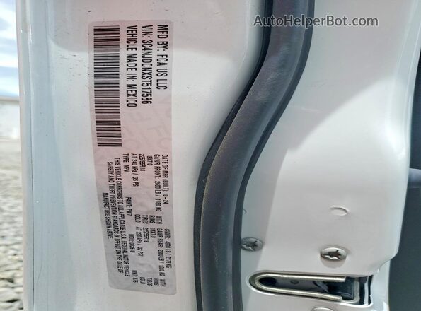 3C4NJDCNXST517586 2025 JEEP COMPASS White Vista de la etiqueta del VIN