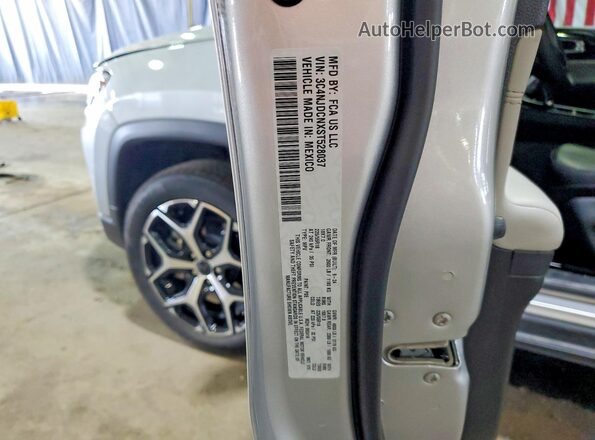 3C4NJDCNXST528037 2025 JEEP COMPASS Silver VIN კოდის სტიკერის ხედი