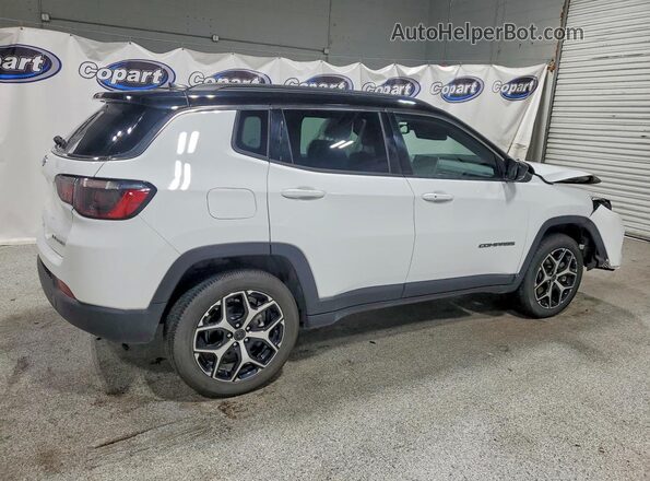3C4NJDCNXST581532 2025 JEEP COMPASS White Trasero derecho