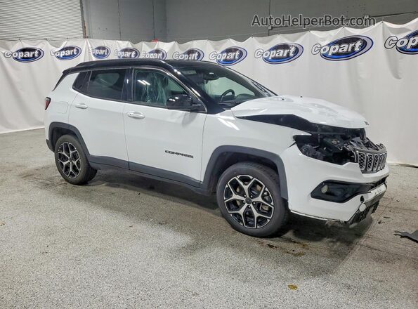 3C4NJDCNXST581532 2025 JEEP COMPASS White Delantero derecho