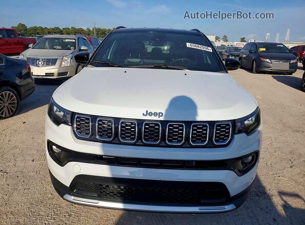 3C4NJDCNXST581725 2025 JEEP COMPASS White წინა ხედი