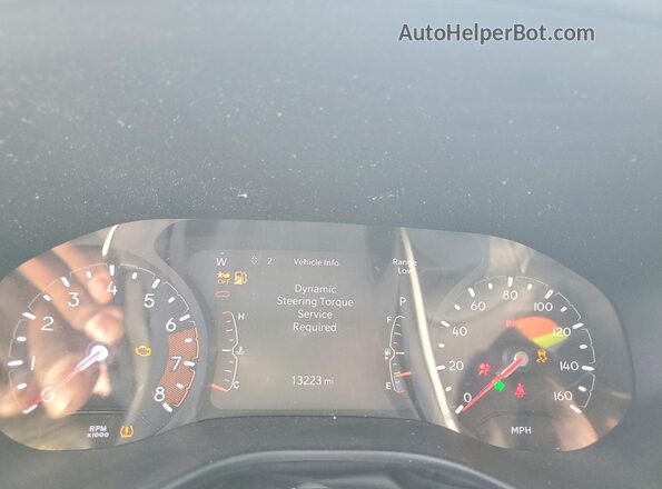 3C4NJDCNXTT225308 2026 JEEP COMPASS White Вид щитка приладів