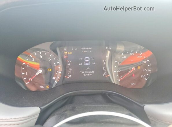 3C4NJDCNXTT247017 2026 JEEP COMPASS Silver Widok zestawu wskaźników