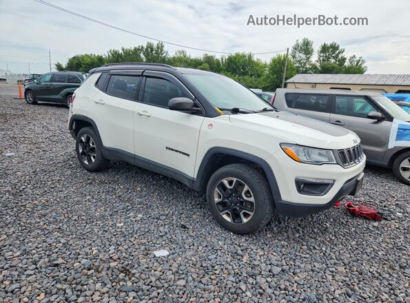 3C4NJDDB0JT174645 2018 JEEP COMPASS White Delantero derecho