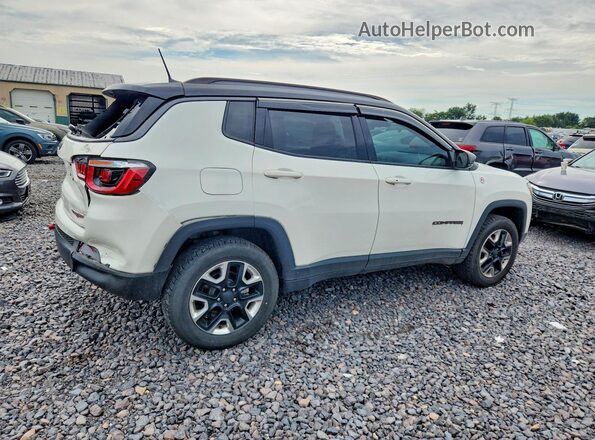 3C4NJDDB0JT174645 2018 JEEP COMPASS White Trasero derecho