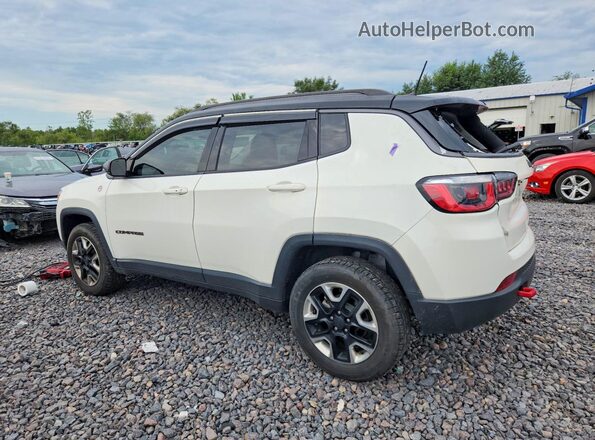 3C4NJDDB0JT174645 2018 JEEP COMPASS White Trasero izquierdo