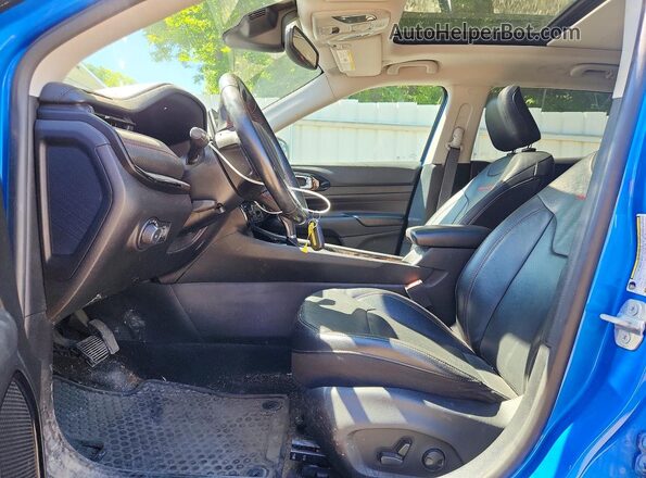 3C4NJDDB0NT124110 2022 JEEP COMPASS Blue Vista interior delantera