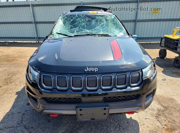 3C4NJDDB0NT224501 2022 JEEP COMPASS Black Front view