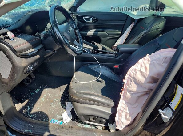 3C4NJDDB0NT224501 2022 JEEP COMPASS Black Front interior view