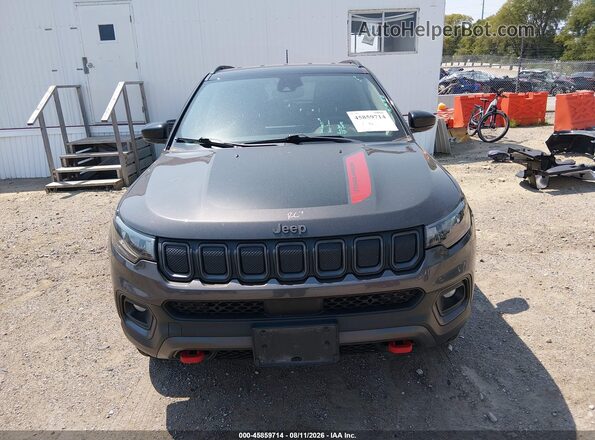 3C4NJDDB0NT234171 2022 JEEP COMPASS Gray Rear interior view