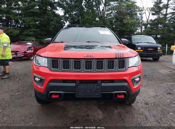 3C4NJDDB1HT646250 2017 JEEP NEW COMPASS Оранжевый Вид щитка приборов