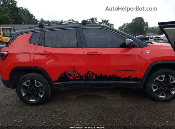 3C4NJDDB1HT646250 2017 JEEP NEW COMPASS Оранжевый Вид задней части салона