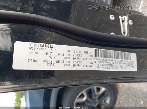 3C4NJDDB1HT657586 2017 JEEP NEW COMPASS Black Widok komory silnika