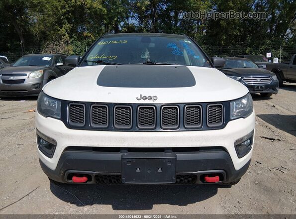 3C4NJDDB1LT195233 2020 JEEP COMPASS White Instrument cluster view
