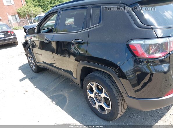 3C4NJDDB1NT224152 2022 JEEP COMPASS Black Առջևի ձախ երեք քառորդ տեսարան