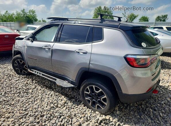 3C4NJDDB2KT765724 2019 JEEP COMPASS Silver უკანა მარცხენა