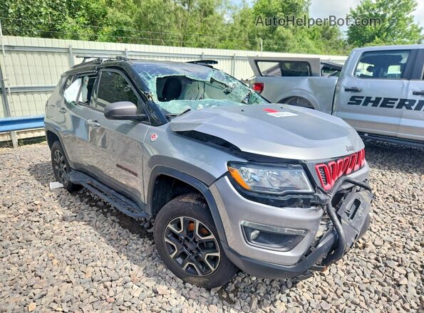 3C4NJDDB2KT765724 2019 JEEP COMPASS Silver წინა მარჯვენა