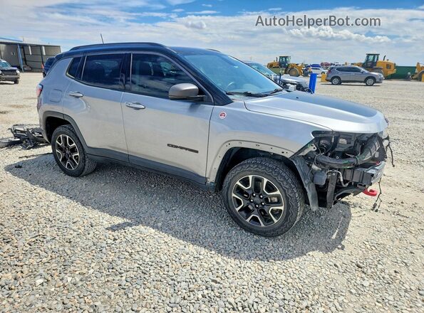 3C4NJDDB2KT790395 2019 JEEP COMPASS Silver Przód prawy