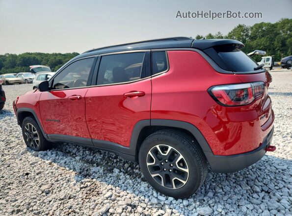 3C4NJDDB2LT177176 2020 JEEP COMPASS Red უკანა მარცხენა