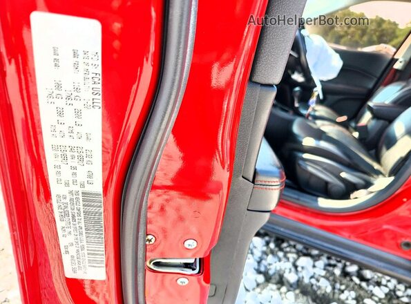 3C4NJDDB2LT177176 2020 JEEP COMPASS Red VIN კოდის სტიკერის ხედი
