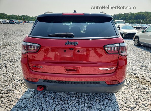 3C4NJDDB2LT177176 2020 JEEP COMPASS Red უკანა ხედი