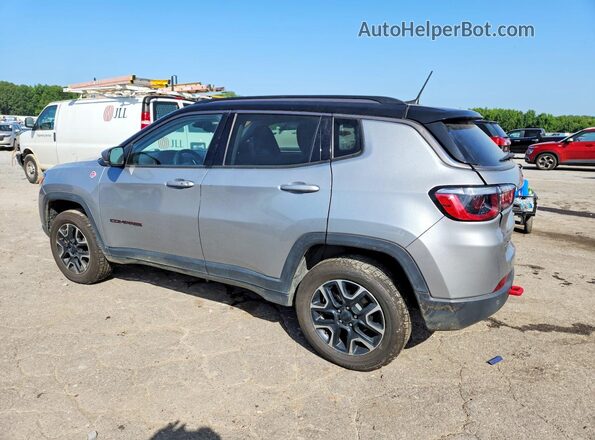 3C4NJDDB2MT524149 2021 JEEP COMPASS Silver უკანა მარცხენა