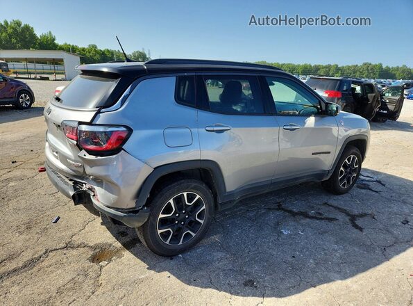 3C4NJDDB2MT524149 2021 JEEP COMPASS Silver უკანა მარჯვენა