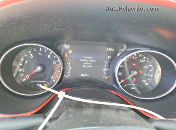 3C4NJDDB3HT657833 2017 JEEP COMPASS Black Vista del cuadro de instrumentos