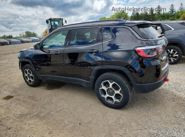 3C4NJDDB3NT114381 2022 JEEP COMPASS Black Rear left