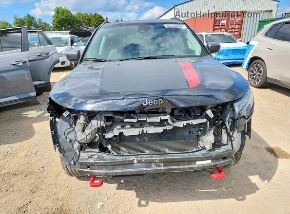 3C4NJDDB3NT114381 2022 JEEP COMPASS Black Front view