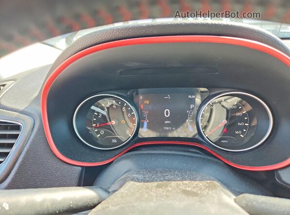 3C4NJDDB4JT199032 2018 JEEP COMPASS Серый Вид щитка приборов