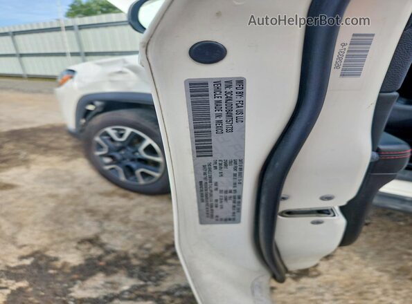 3C4NJDDB4MT571733 2021 JEEP COMPASS White Вид наклейки з VIN-кодом
