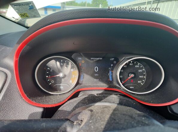 3C4NJDDB4MT571733 2021 JEEP COMPASS White Вид щитка приладів